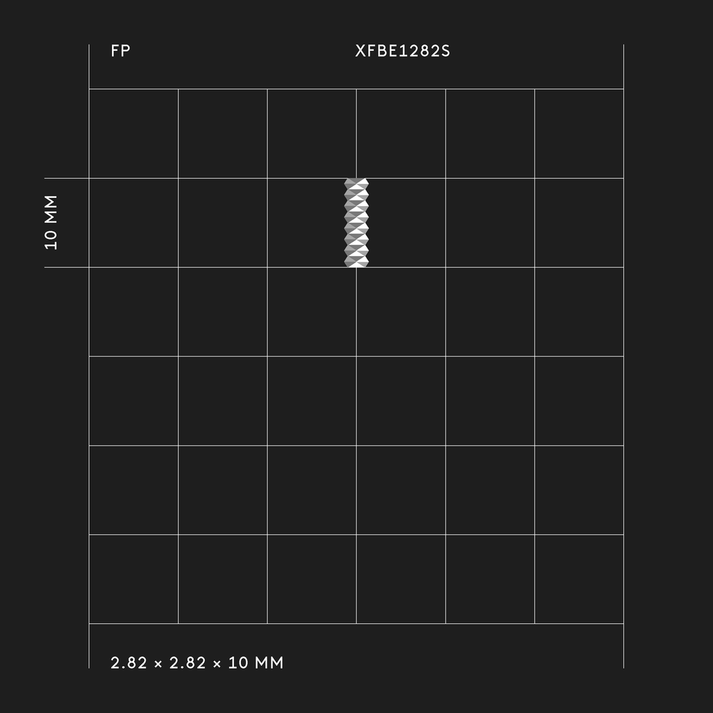 Von Grafik inspiriert: Der kleine Kreisohrring XFBE1282S mit 128 Facetten steht für minimalistisches Schmuckdesign aus Berlin.